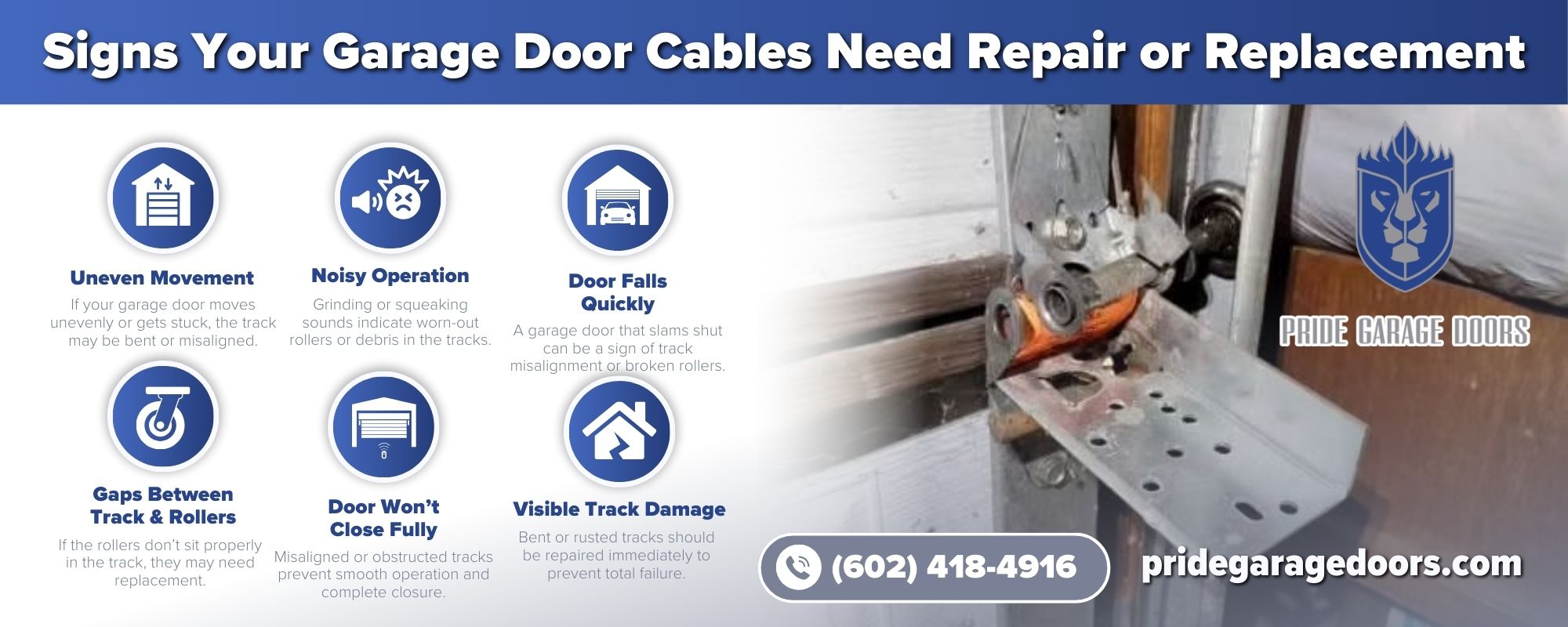Pride Garage Doors - Cable Repair or Replacement