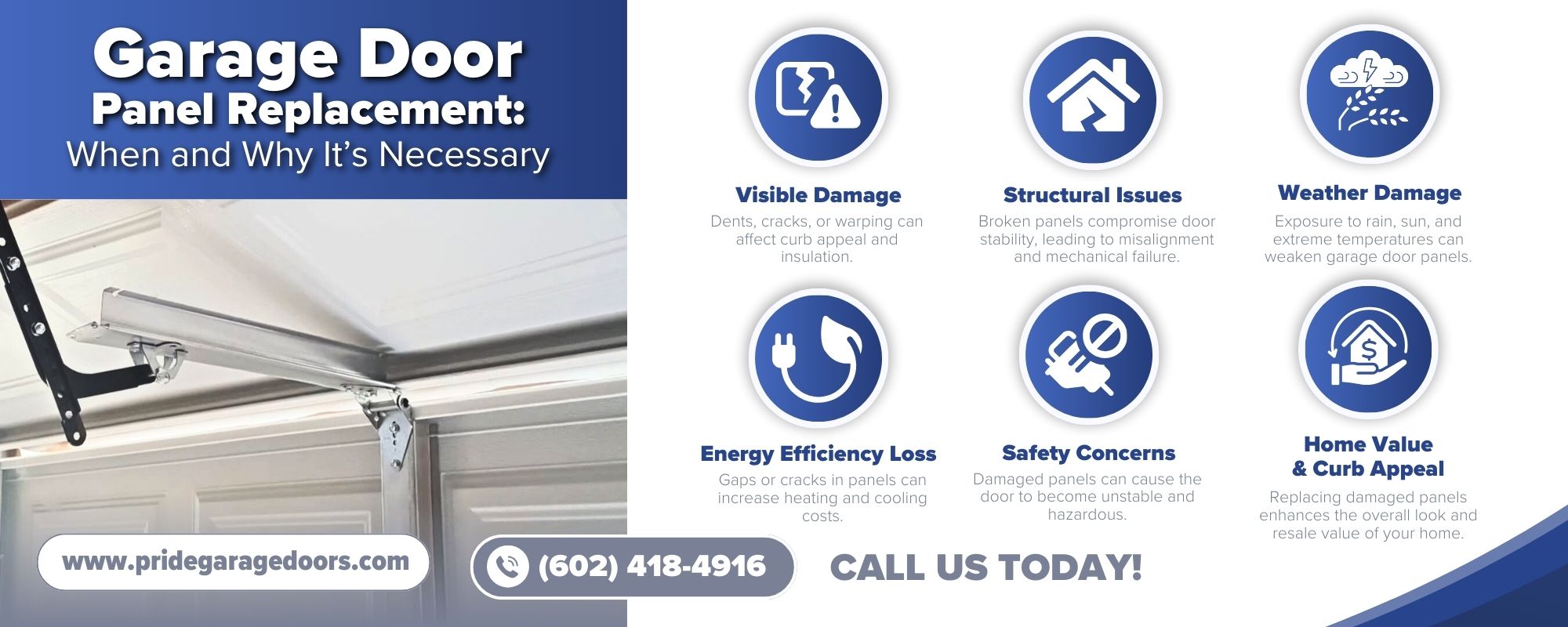 Pride Garage Doors - Garage Door Panel Replacement